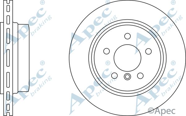 APEC BRAKING stabdžių diskas DSK2368